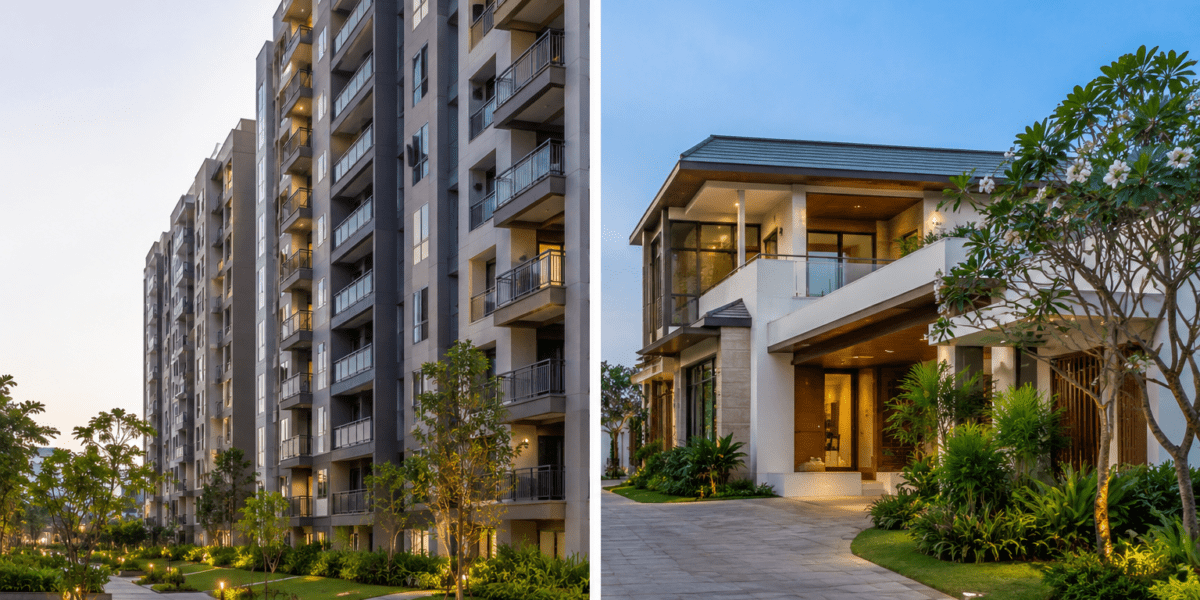 villa vs apartment
